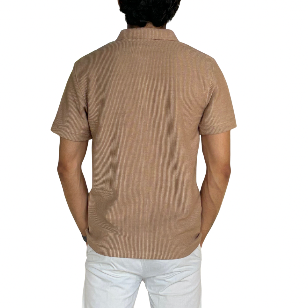 Camel Brown Full Zipper